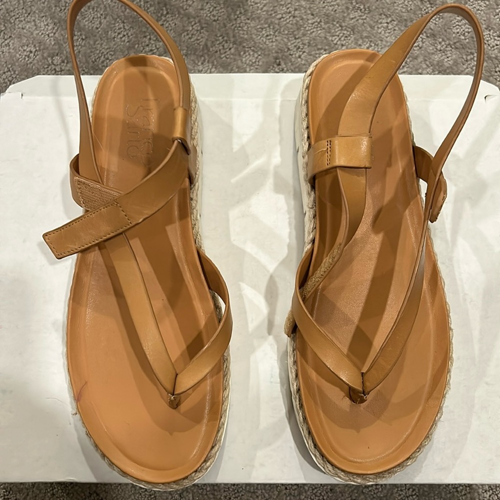 Franco Sarto Josette Sandals Camel Sz 8M